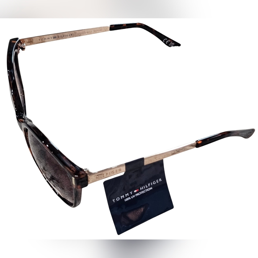 Tommy Hilfiger Women's Brown Gradient Cat-Eye Sunglasses, 100% UV Protected, New - Picture 3 of 5